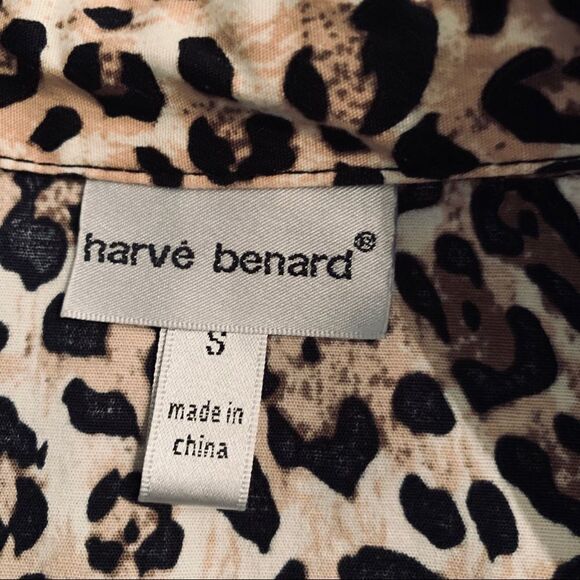 Harve Benard Animal print bubble top - Picture 4 of 7